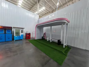 Abris d'attente pour transports publics, aménagements urbains, mobilier extérieur standardisé préfabriqué en acier inoxydable et fer pour bus - Product Image 6