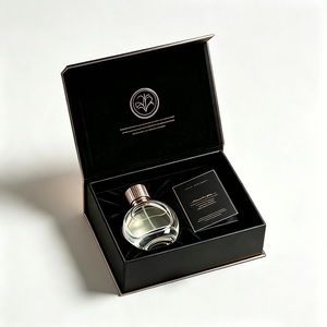 OEM Custom Logo Luxury Rigid <b>Magnetic</b> Perfume <b>Box</b> with Velvet Liner - Hot Stamping Eco-Friendly Cardboard <b>Gift</b> Packaging Bulk - Product Image 1