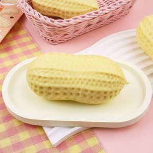 High Quality TPR Vegetable Peanuts <b>Squishy</b> Flour Filling Vent Ball Stress Relief Decompression <b>Squishy</b> Squeeze Toys for Kids - Product Image 4