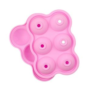 Échantillon gratuit d'usine : Moule à glaçons en silicone 6 cavités en forme de balle de hockey, moule à gâteau, moule à savon OEM/ODM - Product Image 2