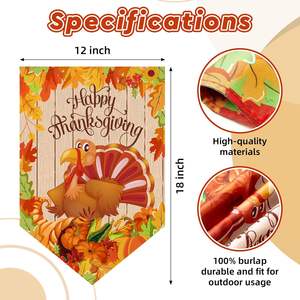 20 шт., набор сезонных садовых флагов - Product Image 5