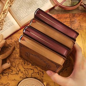 B6 Embossed Design Vintage Faux Leather Hardcover Journals 100 Sheets <b>Lined</b> Pages <b>Notebook</b> - Product Image 4