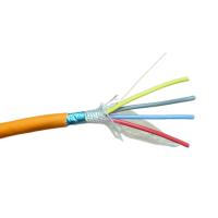 Cable de resistencia al fuego de seguridad 22AWG 18AWG 2 núcleos 4 núcleos 1, 5 mm2 o 2, 5 mm2 100M carrete blindado Cable de alarma contra incendios sin blindaje