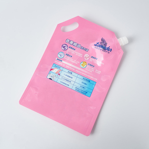 Tùy chỉnh in tái sử dụng nhựa đứng lên chất lỏng giặt chất tẩy rửa Refill bao bì túi hút Spout túi với Pouch - Product Image 3