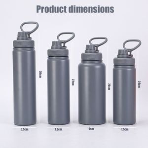 Custom logo 18oz 22oz 25oz 32oz Stainless Steel Vacuum <b>Flask</b> Sport Powder Coated Promotional Gifts Events Water Bottle - Product Image 2