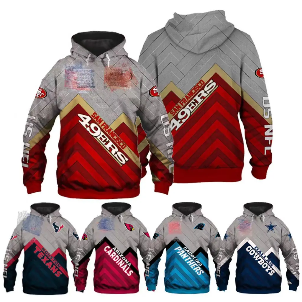 Ready to ship Latest American Football Wear Tribute Plate Hoodie Men's Hot Selling Autumn and Winter NFLL Hoodies