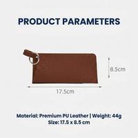 Étui à lunettes en cuir PU de qualité supérieure, étui à lunettes de soleil, porte-clés, durable, écologique, personnalisé pour les cadeaux d'entreprise