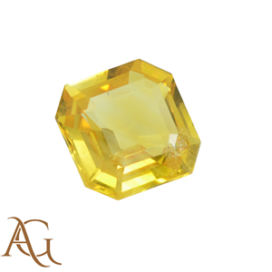 Venta al por mayor de zafiro amarillo natural, corte octogonal, piedra suelta facetada, gema preciosa para la fabricación de joyas, de 1 mm a 6 mm, certificada. - Product Image 2