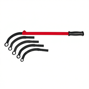 Juego de herramientas 435 E/S5 con mango rojo y extremos curvos negros para trabajos de precisión - Product Image 2