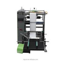 Machine d'étiquetage plate réglable certifiée CE pour sacs en plastique, distributeur automatique d'étiquettes