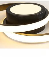 Plafonniers LED modernes décoratifs pour la maison, chambre à coucher, salon, luminaires ronds à montage en surface, vente chaude, plafonniers d'intérieur