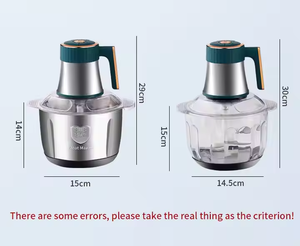 Hachoir à viande électrique 5L 500W en acier inoxydable à 6 lames pour la cuisine, petit modèle domestique, prix d'usine - Product Image 5