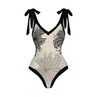 Maillot de bain pour femmes Maillot de bain de plage Ensemble de bikini une pièce avec jupe de couverture