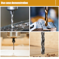 Ensemble de forets à carottage diamantés HSS en gros d'usine Kit de forage hélicoïdal pour béton en acier à grande vitesse