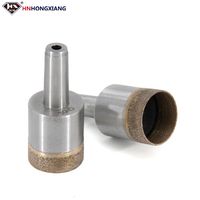 Foret diamanté conique droit sinterisé de haute qualité pour verre et carrelage, gamme de tailles 4mm-165mm, longue durée de vie