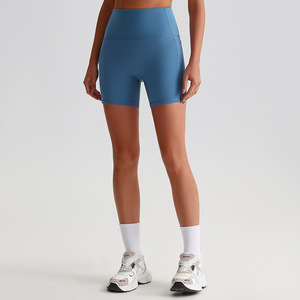 Shorts de sport confortables et extensibles pour femme, sexy, pour gym, yoga, fitness, course en montagne, cyclisme, avec poche, personnalisables - Product Image 6