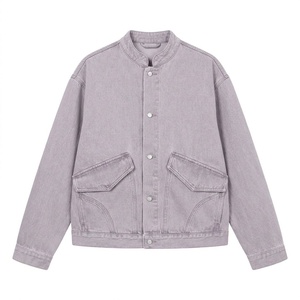<b>Mens</b> Custom Denim <b>Jacket</b> <b>Corduroy</b> Collar Patches for Boutique Brands Wholesale Low MOQ Bulk Supply - Product Image 3