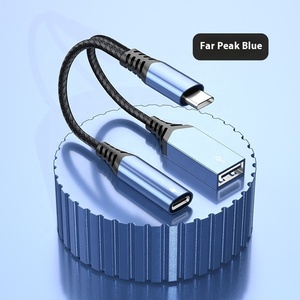 New Type-C USB3.0 Adapter Cable iPad pd60w sạc nhanh + OTG hai-in-one đa chức năng 3A hiện tại PVC Braid điện thoại di động - Product Image 6