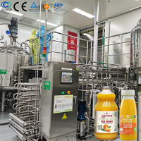 Línea de Producción Completa de Bebidas de Jugo de Naranja en Botellas Pequeñas de Vidrio