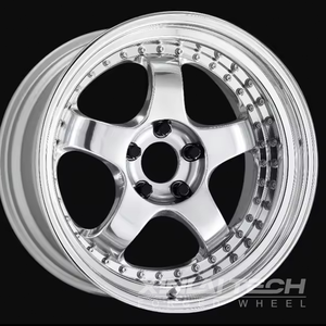 ล้อฟอร์จ XINLAI สีดำโครเมียมแบบเปิดซี่ลวดลายดิสลึก 2 ชิ้น ขนาด 26 นิ้ว 5x120 5x112 สำหรับการประกอบชุดสมรรถนะสูงแบบดิสลึก - Product Image 2