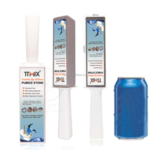 Pierre de ponce naturelle pour <span class=keywords><strong>toilettes</strong></span>, avec poignée, brosse pour nettoyage de bol de bain, nettoyeur de taches, verre, porcelaine, piscine, carrelage, pied - Product Image 2