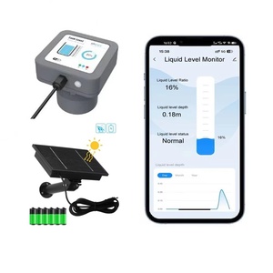 EPTTECH8mソーラーパワーTuyaアプリWiFiタンクアラーム深度モニターワイヤレス水位センサーゲージ超音波水位センサー - Product Image 1