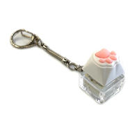 Testeur de touches de clavier en acrylique de style dessin animé en gros, porte-clés, testeur de commutateur avec plastique