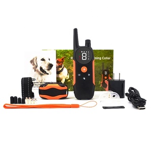 Para Mascotas, los proveedores inteligente diseño de botón recargable de Control eléctrico perro <span class=keywords><strong>Collar</strong></span> de entrenamiento con Control remoto - Product Image 5