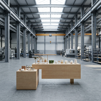 Parfumerie unique Comptoir présentoir de parfums en marbre à design d'intérieur Placage de bois Armoire à parfums arquée