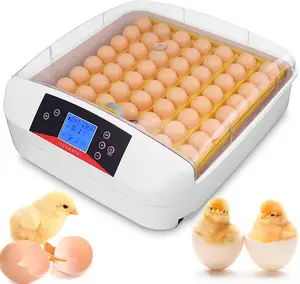 Incubadora de huevos de pollo, 56 patos, aves, codorniz, ganso, pavo, máquina de incubar huevos, fábrica de China