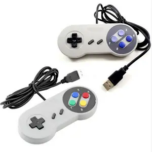 यूएसबी वायर्ड नियंत्रक क्लासिक Gamepad के लिए Nintendo SNES मिनी गेमिंग Mando Manette विंडोज पीसी के लिए जॉयस्टिक