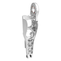 Pièces de rechange robotiques en acier inoxydable et alliage d'aluminium usinées avec précision : Module de membre inférieur, support de cuisse, tube de biellette