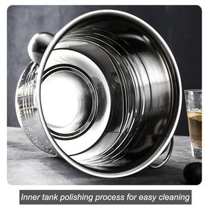 Seau à glace pour bière, vin, <span class=keywords><strong>champagne</strong></span>, en acier inoxydable, 3/5/7/<span class=keywords><strong>9</strong></span>/11L, pour fêtes - Product Image 4