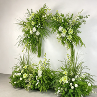 Iris 661 – Grandes compositions florales séchées de style européen pour allées de mariage, décorations de scène en T