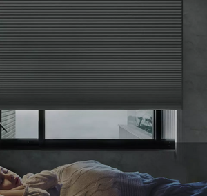 Persianas celulares de fondo superior, tela de sombra motorizada de 35 pulgadas, tipo panal - Product Image 2