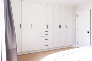 Armario Abierto Moderno de Alta Calidad para Hotel CANA, Vestidor Personalizado, Sistema de Almacenamiento de Ropa para Dormitorio Blanco - Product Image 6