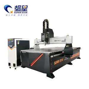 Đơn giản để hoạt động 1325/1530/2140 CNC Router Máy Khắc gỗ cho tủ làm