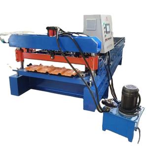Hai Lớp hình thang mái ngói máy hai lớp mạ kẽm ngói lợp tấm máy làm đôi cuộn hình thức máy - Product Image 4