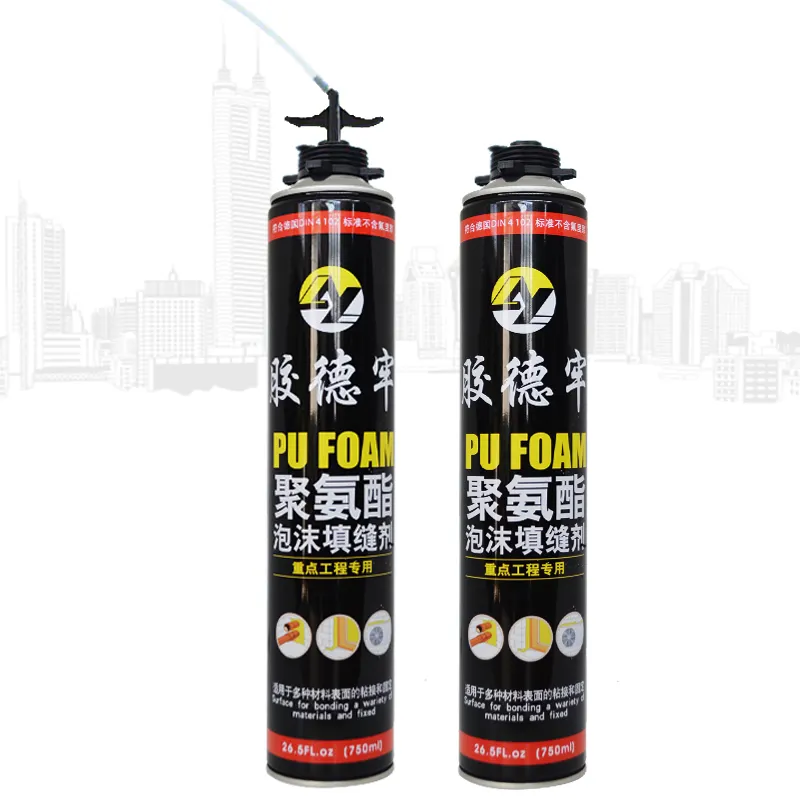 White expanding Waterproof foam sealant Wall crack filler