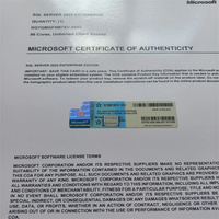 SQL Server 2022 엔터프라이즈 DVD 팩 글로벌 온라인 정품 인증 인터넷 풀 버전 라이선스 키 빠른 배송 6개월 보증