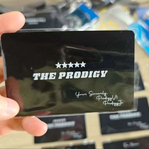 高品质豪华名片定制烫金烫金徽标定制图案徽标名片 - Product Image 2