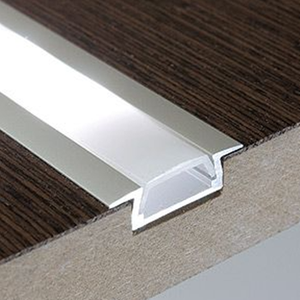 Tira de luz de techo para barra de cocina, carcasa en forma de U, canal, cubierta difusora, perfil Led de extrusión de aluminio empotrado - Product Image 1