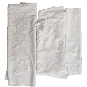 Blanco hotel limpiando 100% sábanas de algodón blanco limpieza industrial limpieza Trapos usados - Product Image 3