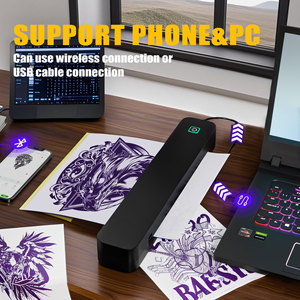 Oem xách tay A4 Máy in nhiệt cho home & Office Beauty Shop Mini Pocket không dây cầm tay inkless tài liệu & Máy in ảnh - Product Image 2