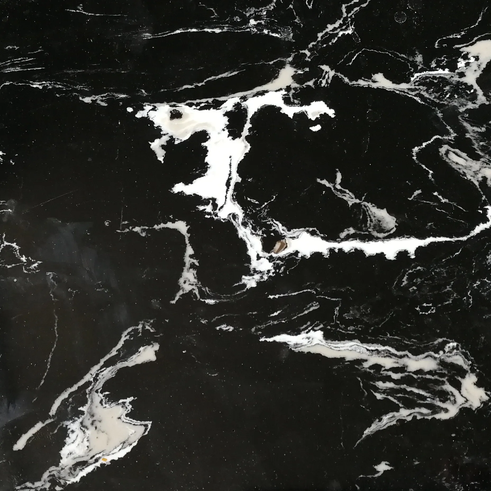 Indische schwarze Portopo Fliesenboden Design Bilder weiße Marmorplatten
