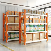 Estantería de 4 Niveles Resistente a la Corrosión, Estilo de Estantes de Madera, Dimensiones Personalizables, Almacenamiento