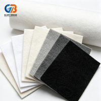 Géotextile non tissé en fibres staple, tissu aiguilleté pour les projets routiers, côtiers et de drainage