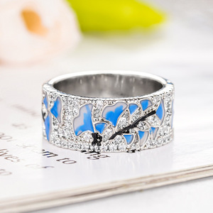 Anello Orchidea Iris per Donne, Gioiello da Dito Fresco e Vintage - Product Image 6