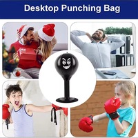 Ballon de boxe de vitesse en acier inoxydable de haute qualité, gonflable à l'air, durable, portable, de bureau, robuste, réglable en hauteur pour