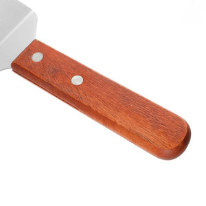 Spatule triangulaire à manche en bois, outil de pâtisserie, spatule à pizza, spatule à fromage, spatule triangulaire - Product Image 4